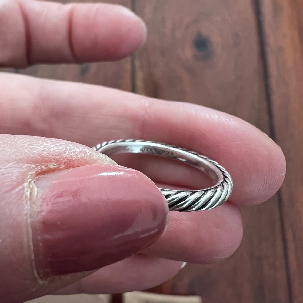 David Yurman Cable Ring Stack - image 4